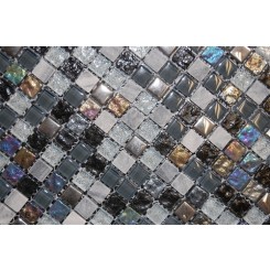 sample-NIMBUS GRAY BLEND SQUARES 1/2X1/2 1/4 SHEET  TILES SAMPLE SQUARES_MAIN